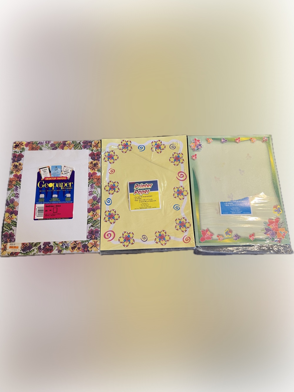 Decorative printer Paper 3 Styles
8.5 × 11 Inkjet Laser Copier